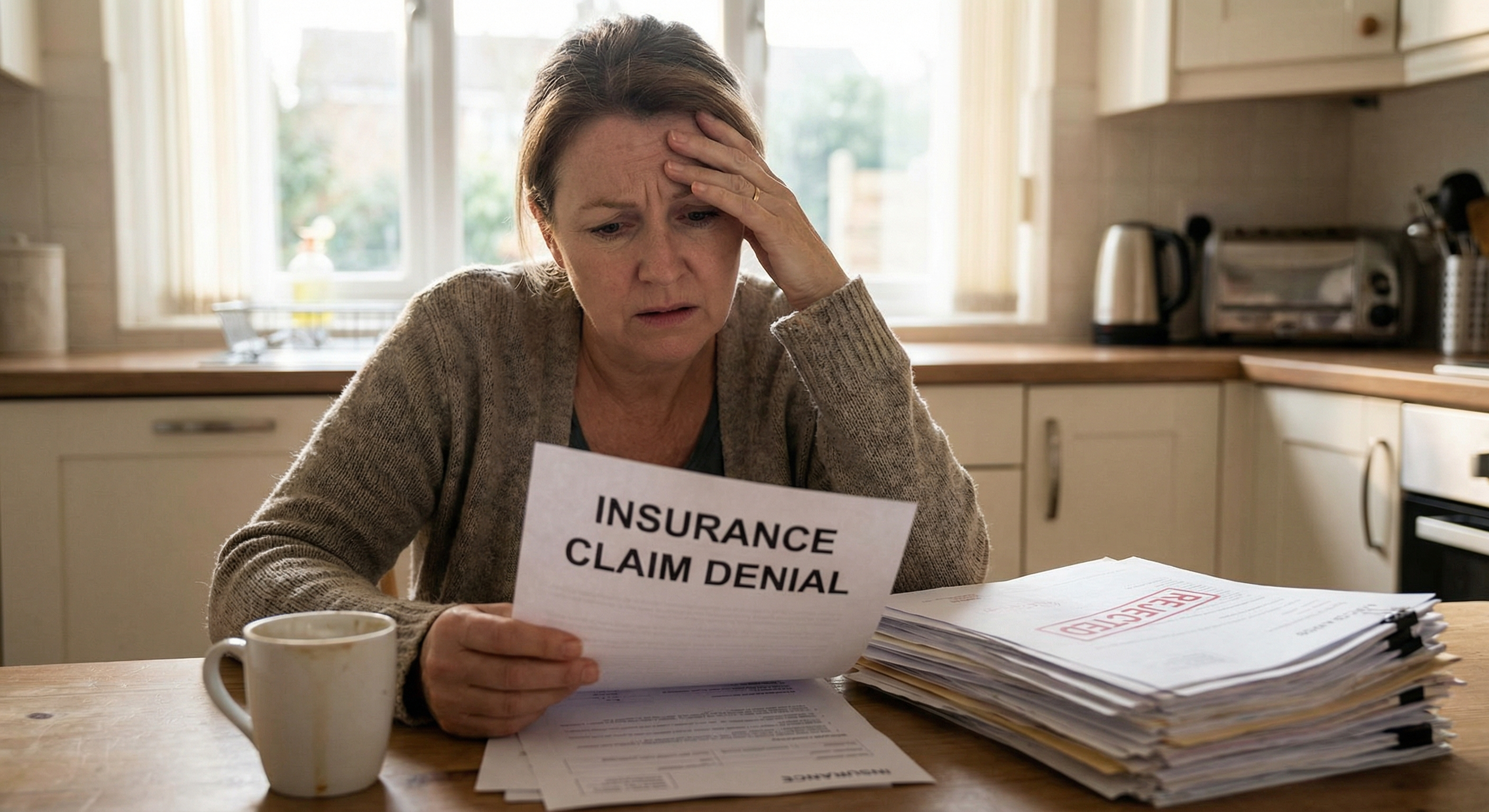 The Denial Rescue Landing Page Funnel challenge illustration