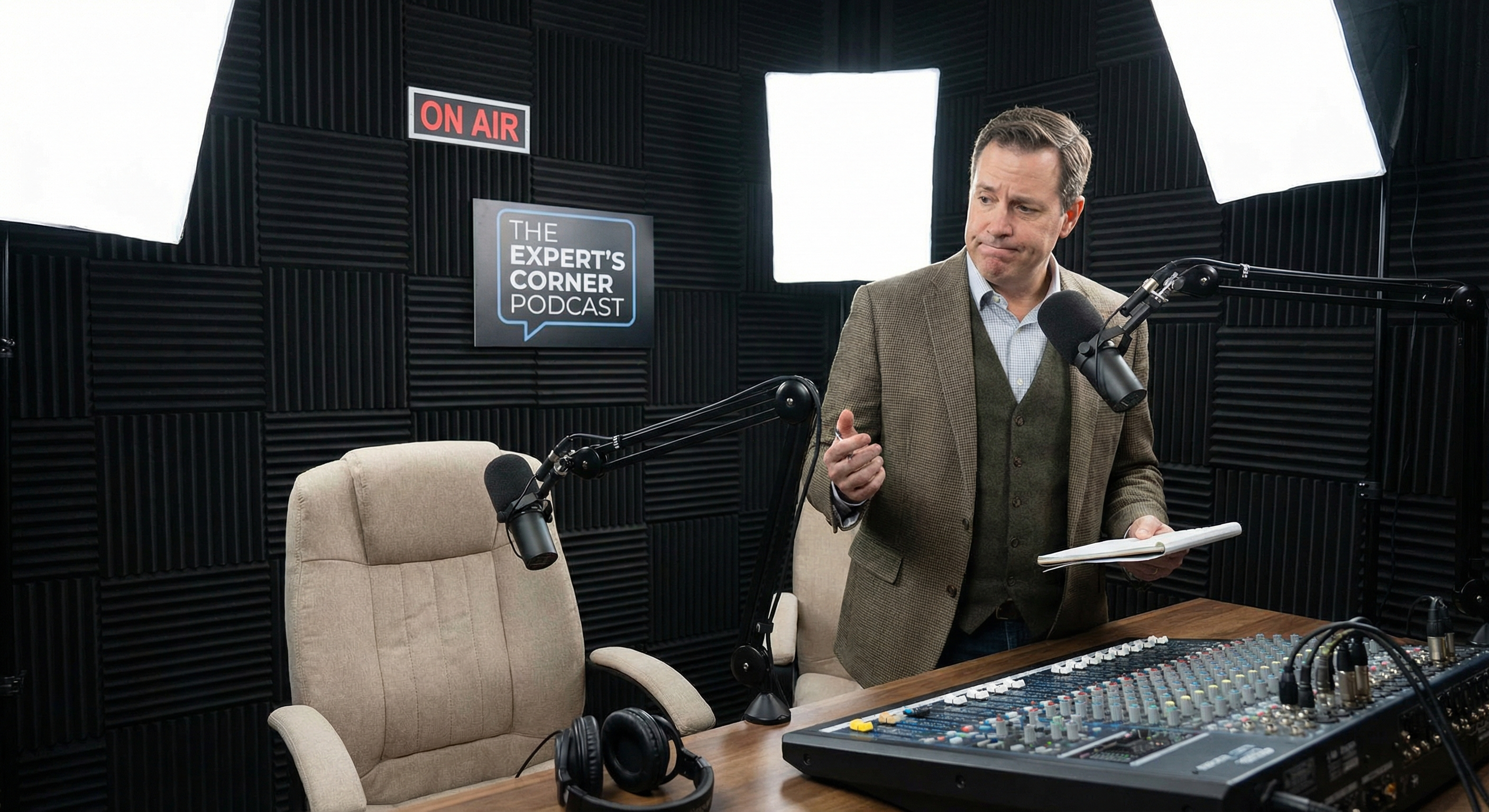 Podcast Guesting Automation challenge illustration