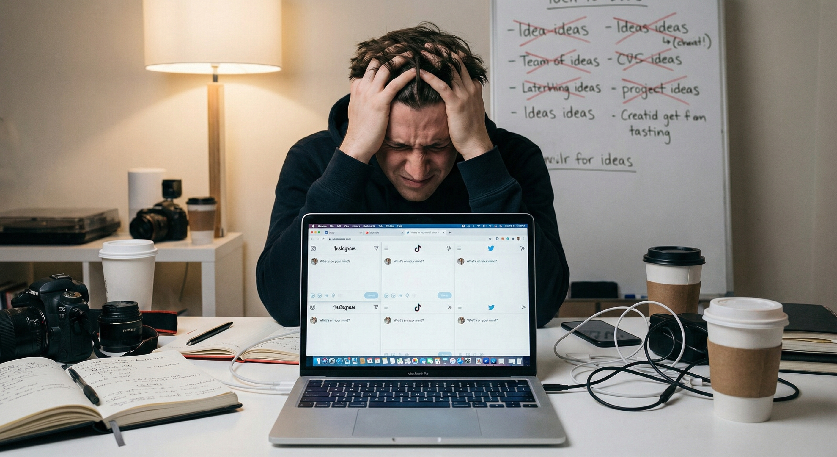 AI UGC Simulator challenge illustration